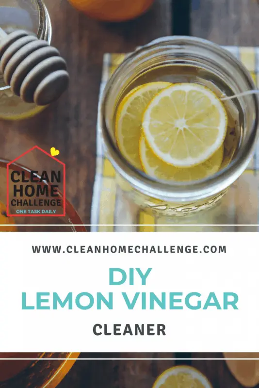 DIY Lemon Vinegar Cleaner Natural