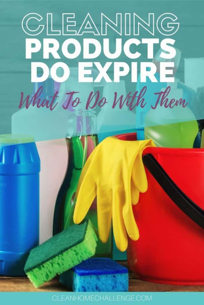 Household Cleaning Products Do Expire What To Do With Them