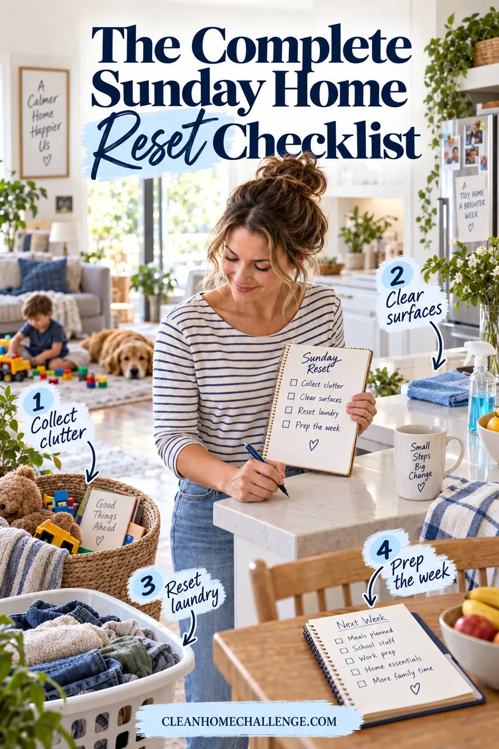 The Complete Sunday Home Reset Checklist