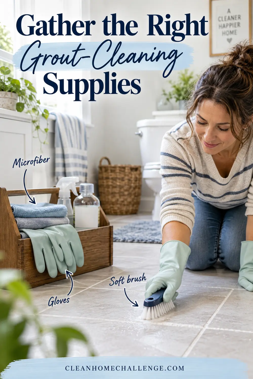Gather the Right Grout-Cleaning Supplies